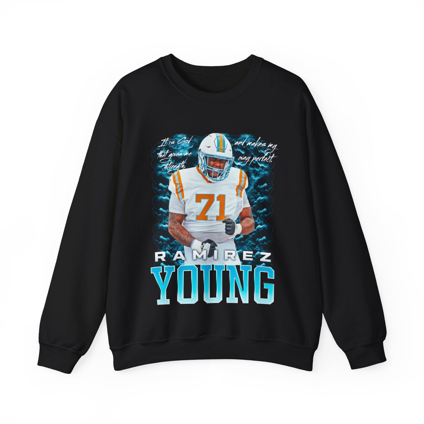 Ramirez Young Featured Quote Crewneck Sweatshirt