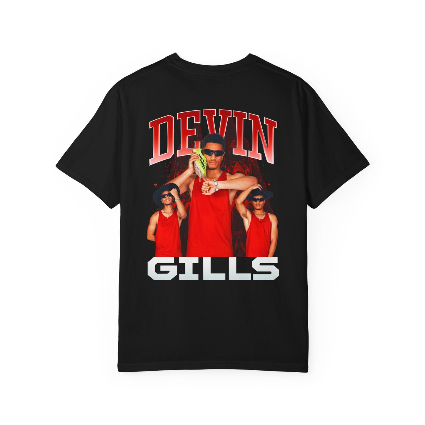 Devin Gills Logo Front & Back Premium Tee