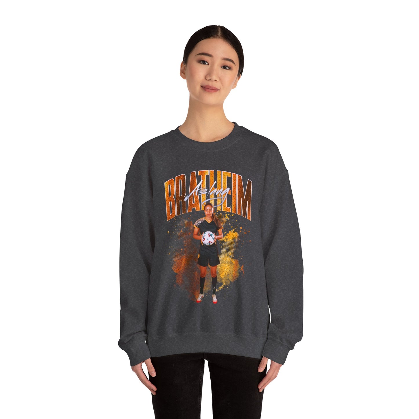 Aslaug Bratheim Big Last Name Crewneck Sweatshirt