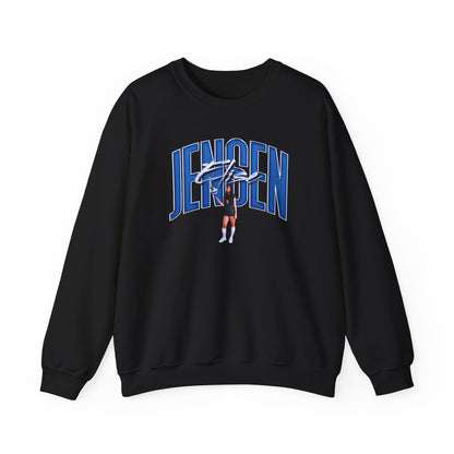 Elise Jensen Curved Combo Colored Crewneck Sweatshirt