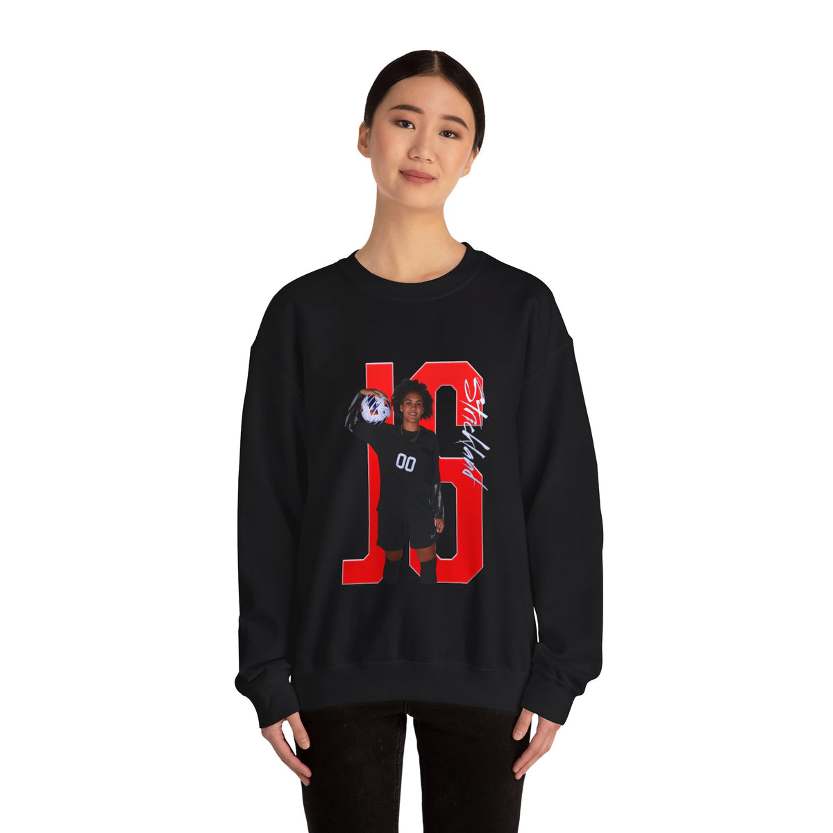 Jaylee Strickland Player Icon Initials Crewneck Sweatshirt