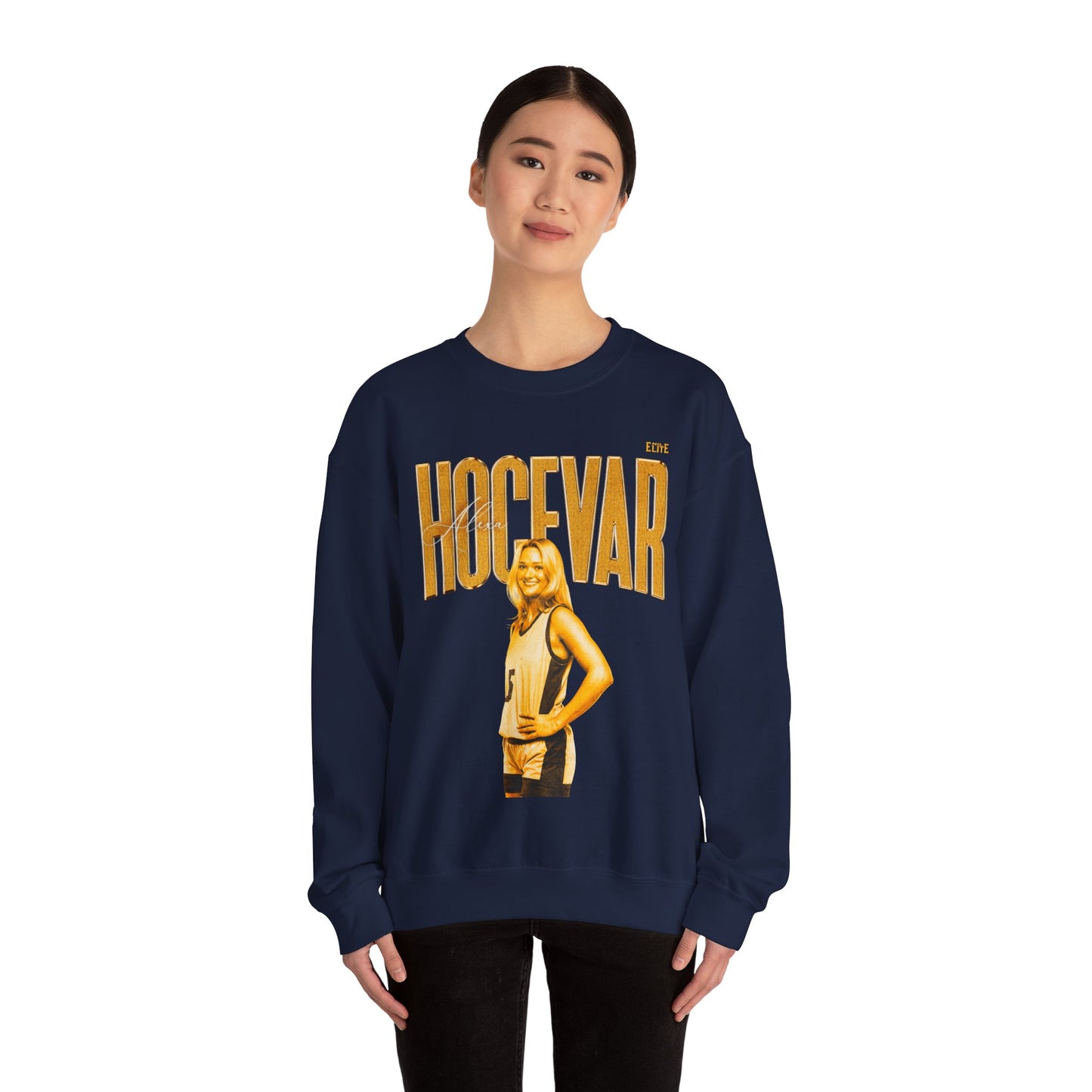 Alexa Hocevar Big Last Name Crewneck Sweatshirt