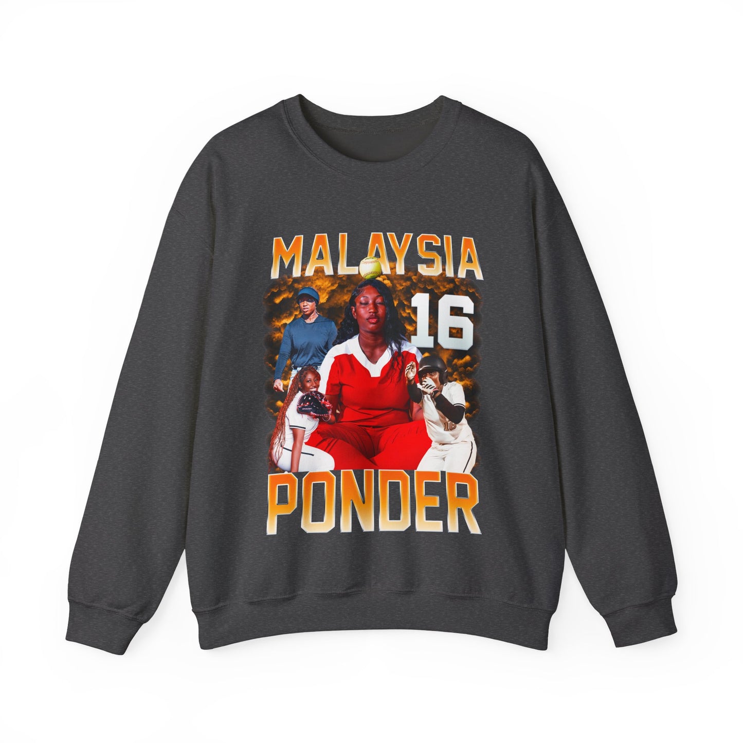 Malaysia Ponder Single Color Combo Crewneck Sweatshirt