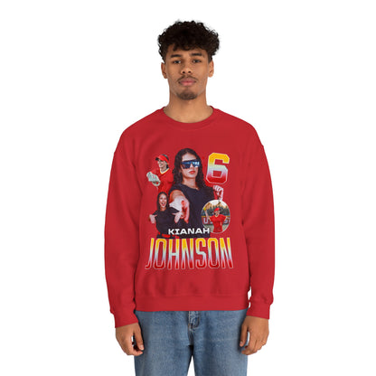 Kianah Johnson Name & Number Ombre Crewneck Sweatshirt