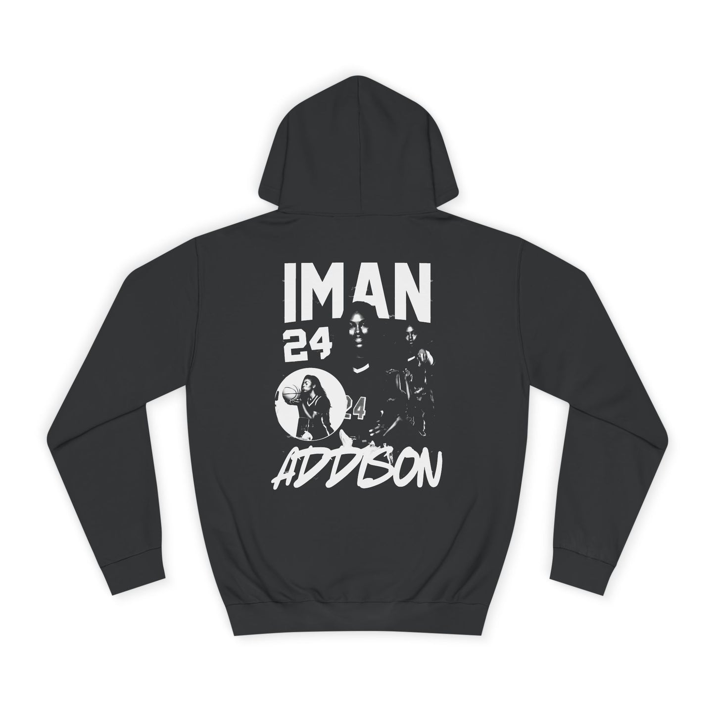 Iman Addison Vintage Blackout Premium Hoodie