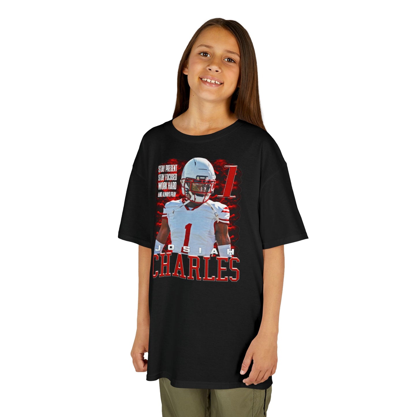 Josiah Charles Featured Quote Kids Tee