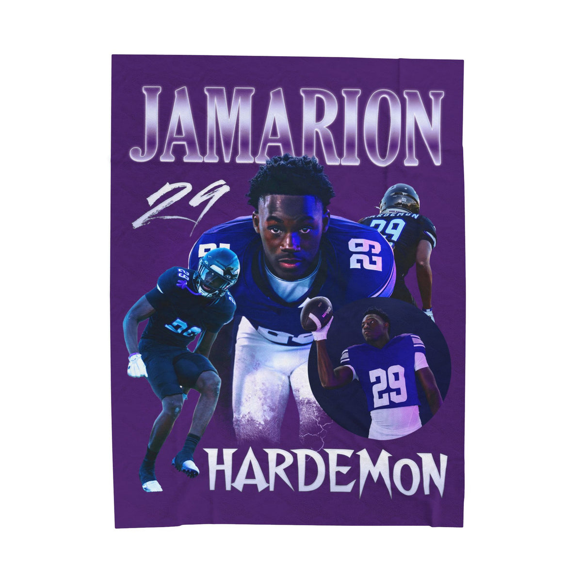 Jamarion Hardemon 60"-80" Plush Blanket