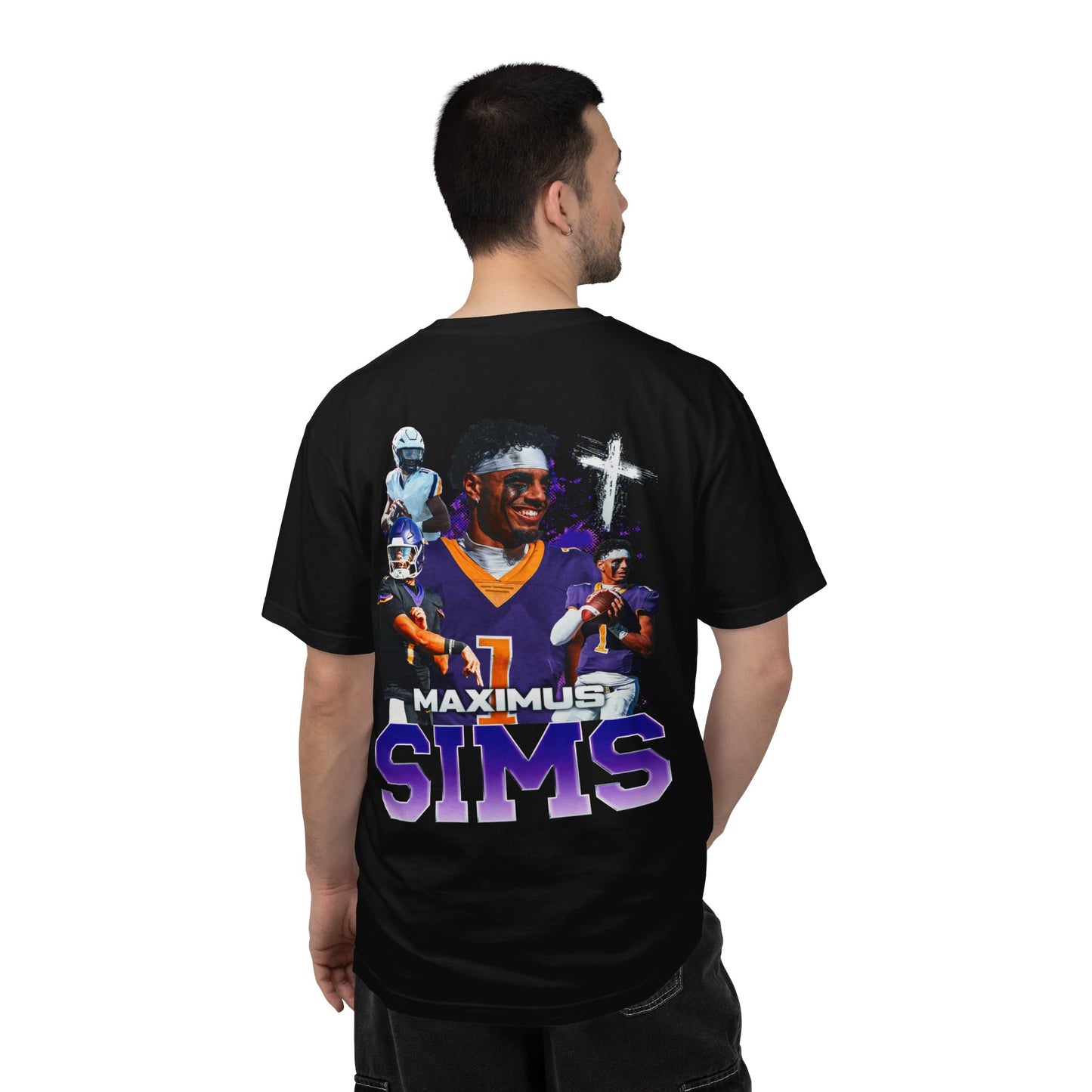 Maximus Sims Logo Front & Back Premium Tee