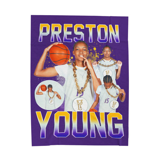 Preston Young 60"-80" Plush Blanket
