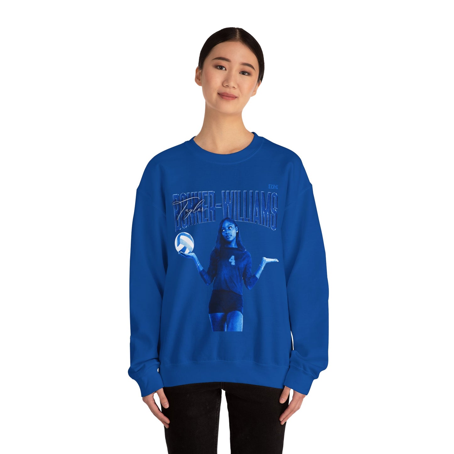 Taylor Bonner-Williams Faded Glory Crewneck Sweatshirt