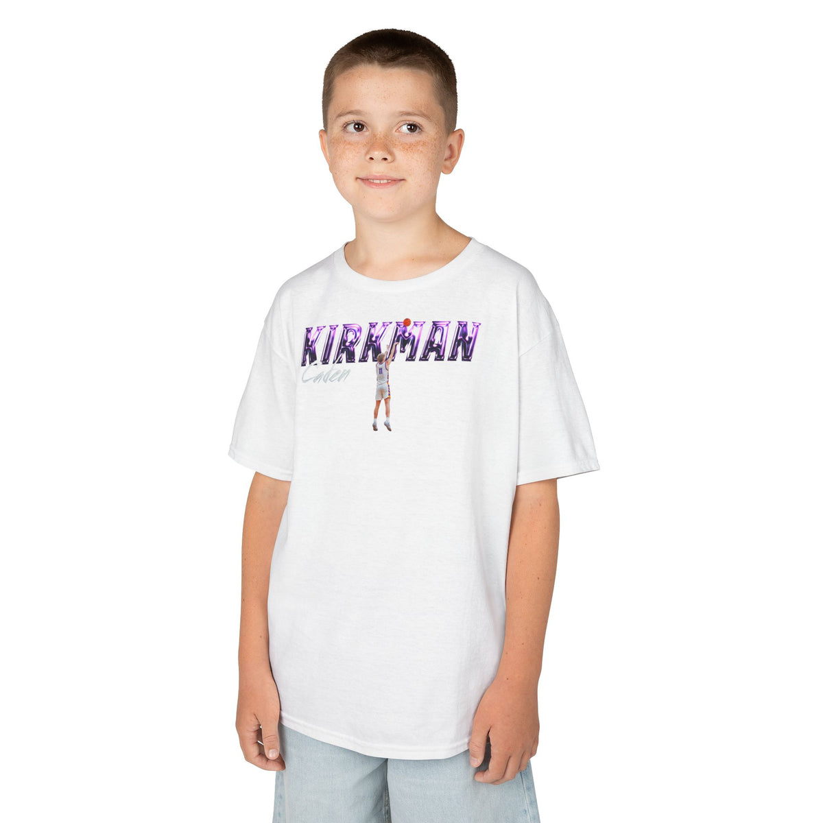 Caden Kirkman Big Last Name Kids Tee