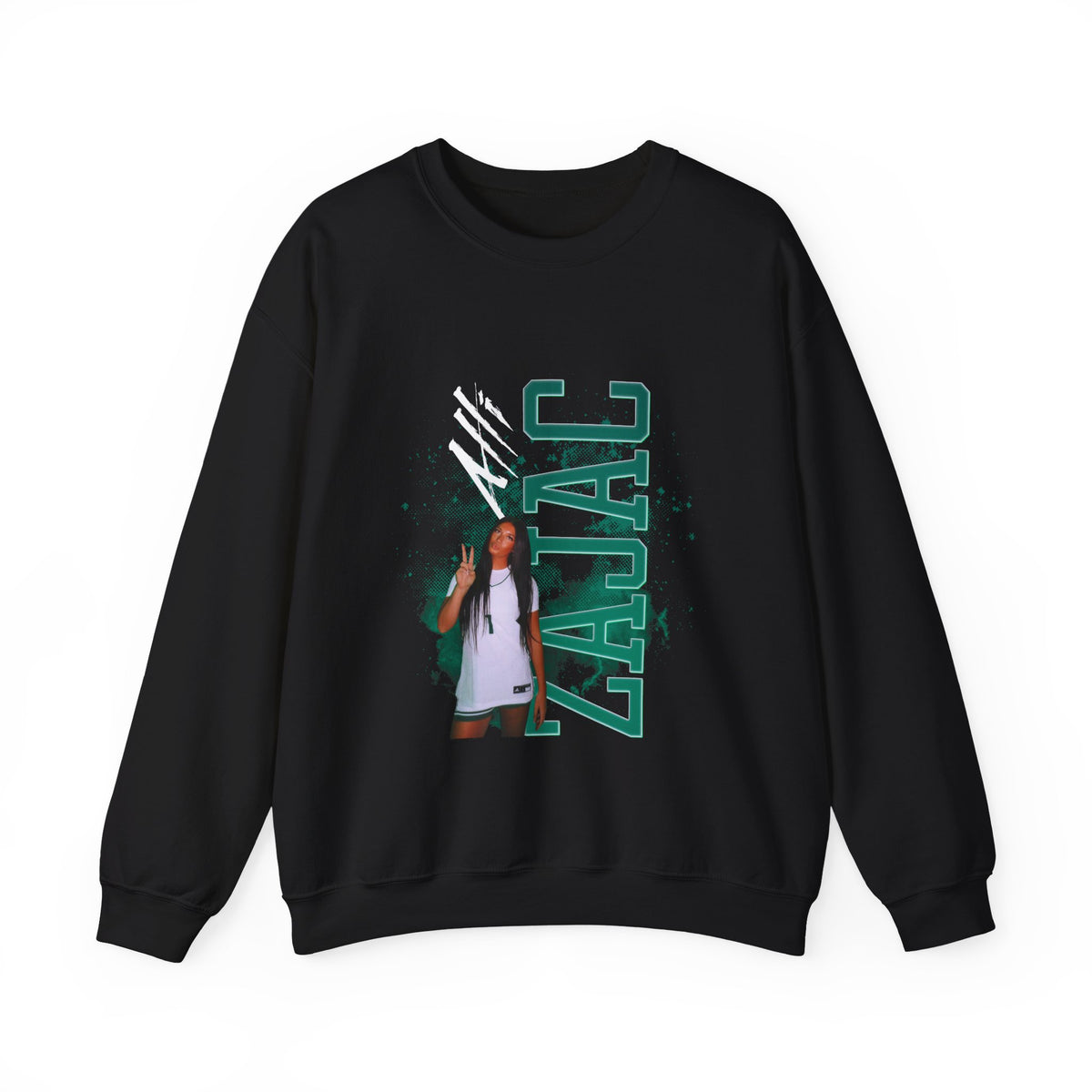 Alli Zajac Vertical Name Crewneck Sweatshirt