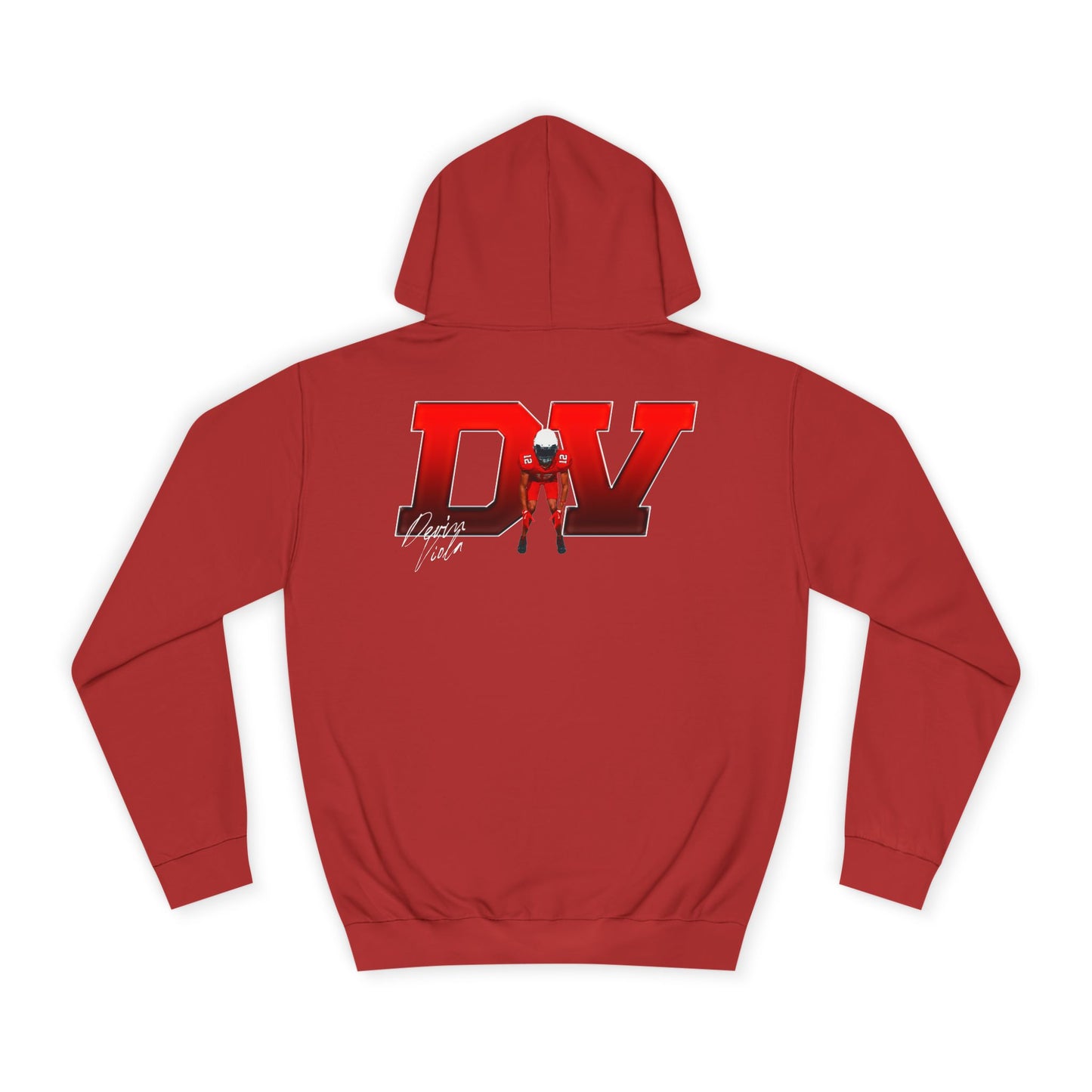 Devin Viola Big Initals Colored  Premium Hoodie