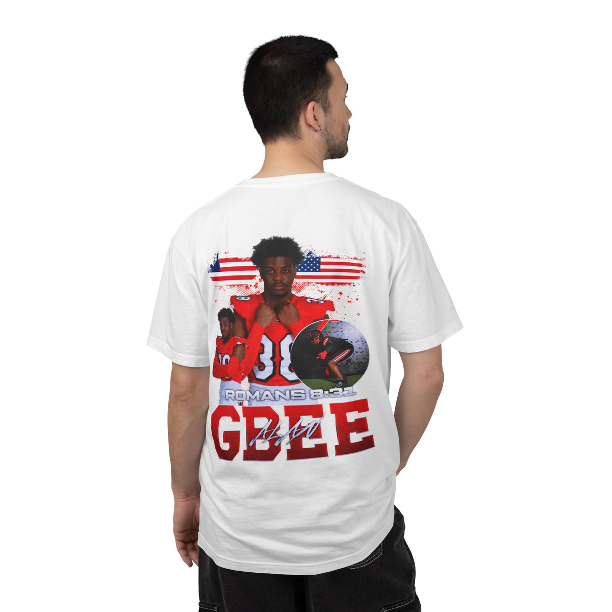 Alan Gbee Logo Front & Back Premium Tee