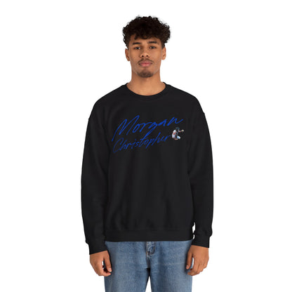 Morgan Christopher Cursive Crewneck Sweatshirt
