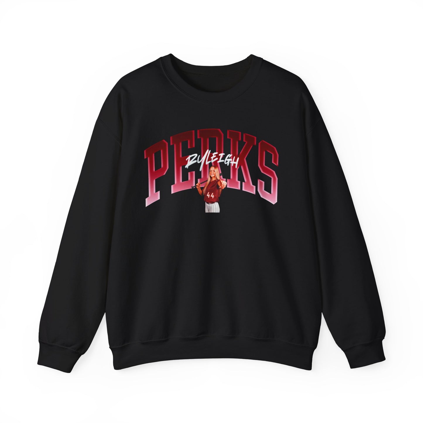 Ryleigh Perks Curved Combo Colored Crewneck Sweatshirt