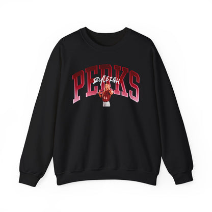 Ryleigh Perks Curved Combo Colored Crewneck Sweatshirt