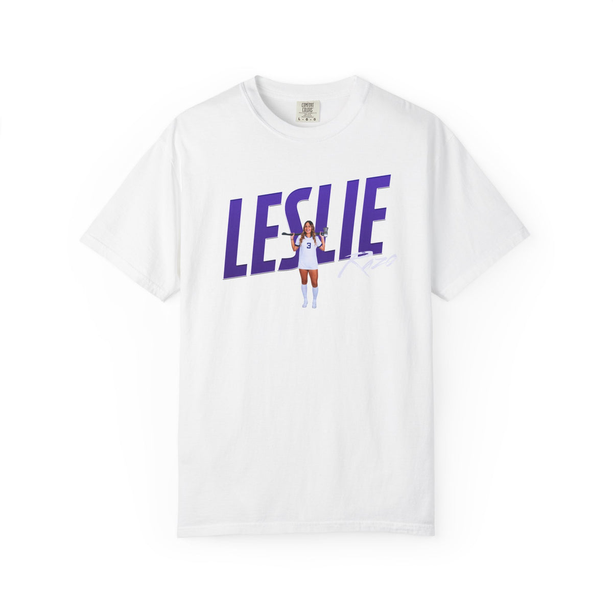 Leslie Razo Cursive Combo Colored Premium Tee