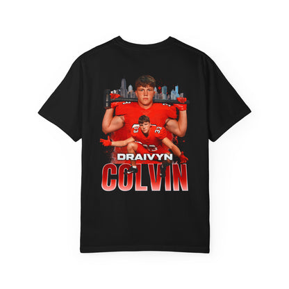 Draivyn Colvin Logo Front & Back Premium Tee