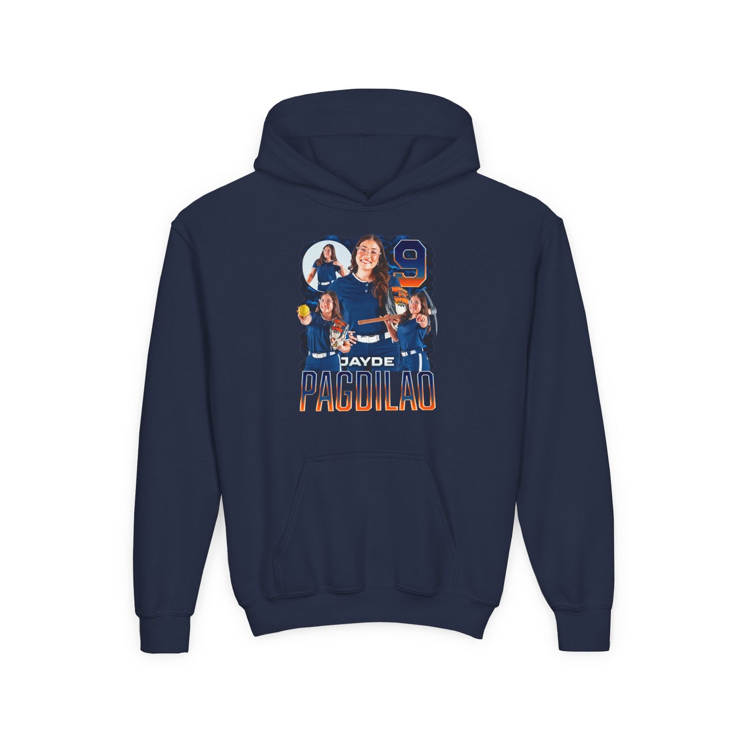 Jayde Pagdilao Name & Number Combo Kids Hoodie