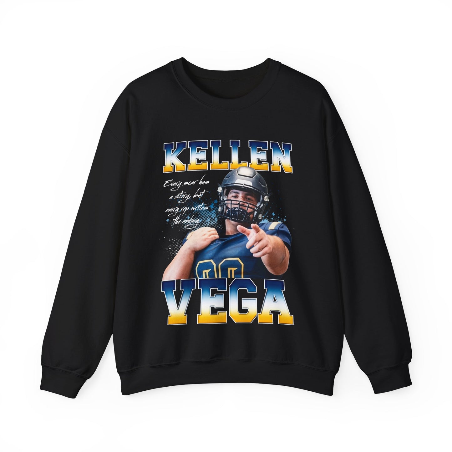 Kellen Vega Featured Quote Crewneck Sweatshirt
