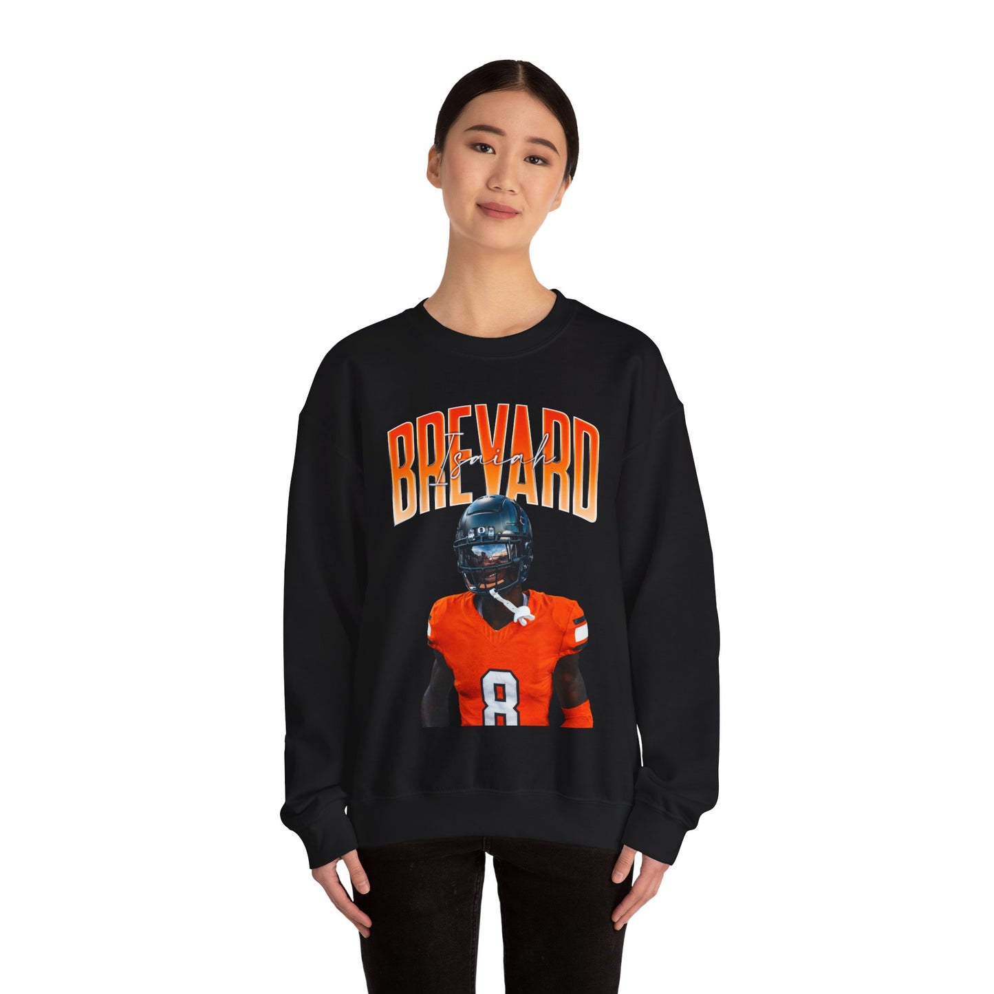 Isaiah Brevard Big Last Name Crewneck Sweatshirt