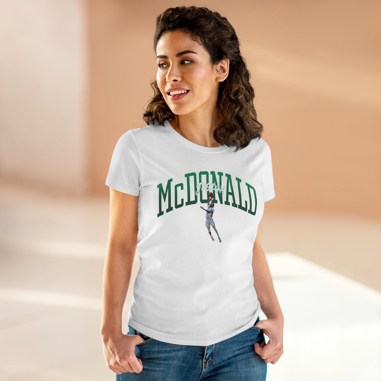 Josiah McDonald Curved Combo Women's Tee