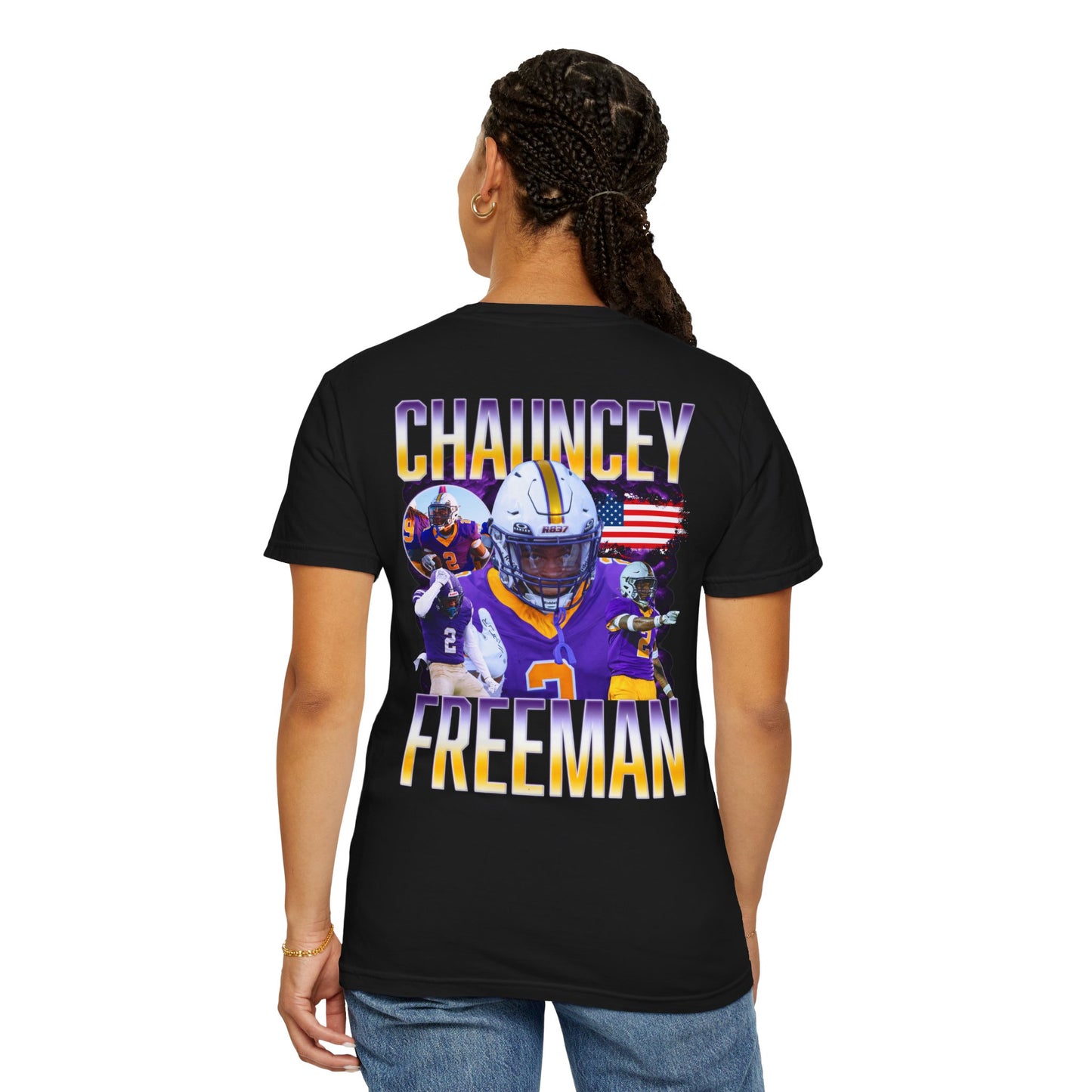 Chauncey Freeman Logo Front & Back Premium Tee