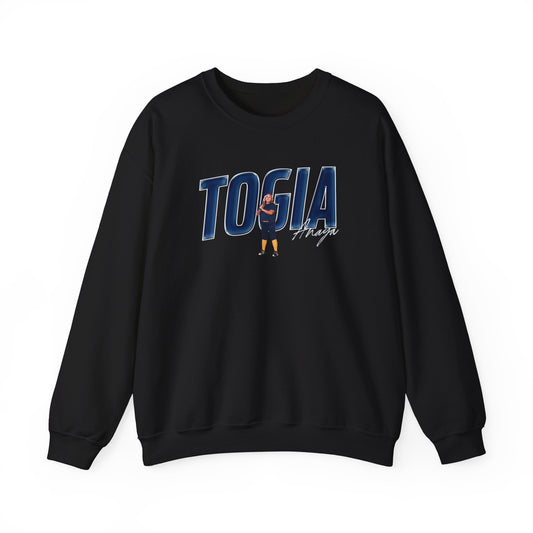 Anaya Togia Cursive Combo Crewneck Sweatshirt