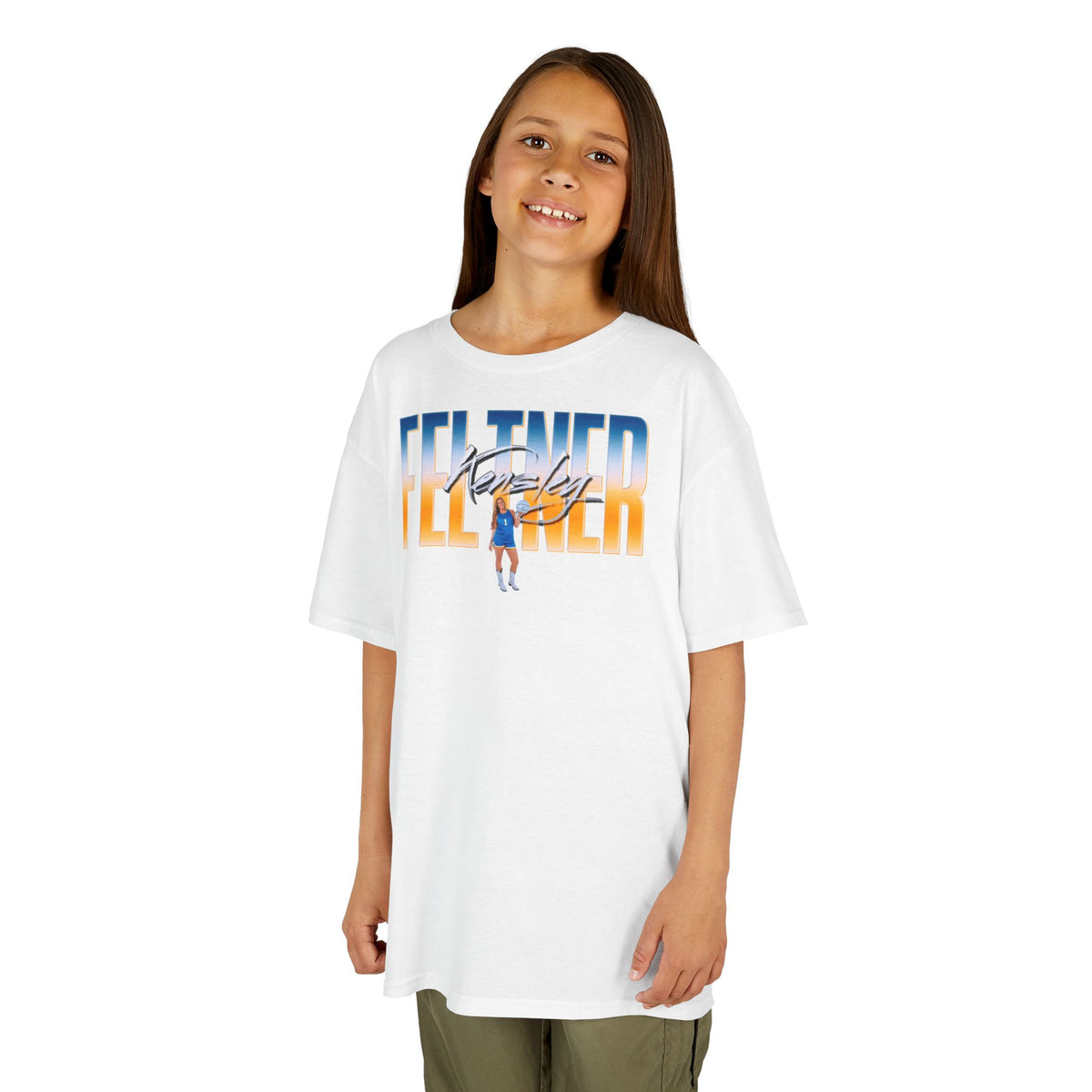 Kensley Feltner Curved Combo Kids Tee