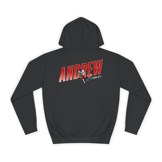 Andrew Brown Cursive Color Combo Premium Hoodie