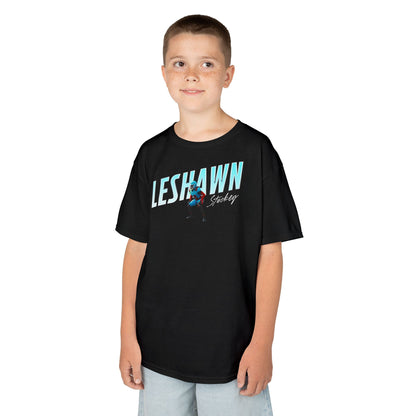 Leshawn Stuckey Cursive Combo Colored Kids Tee