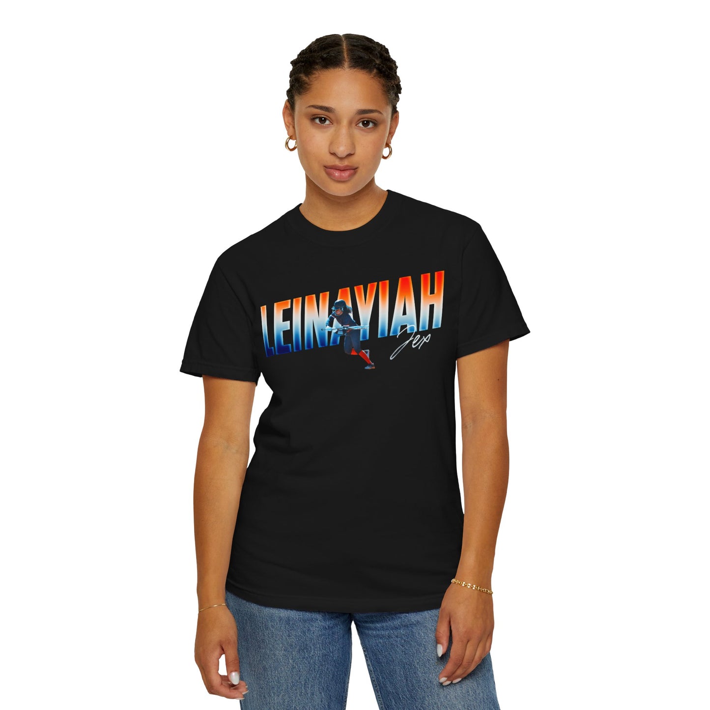 Leinayiah Jex Cursive Combo Colored Premium Tee