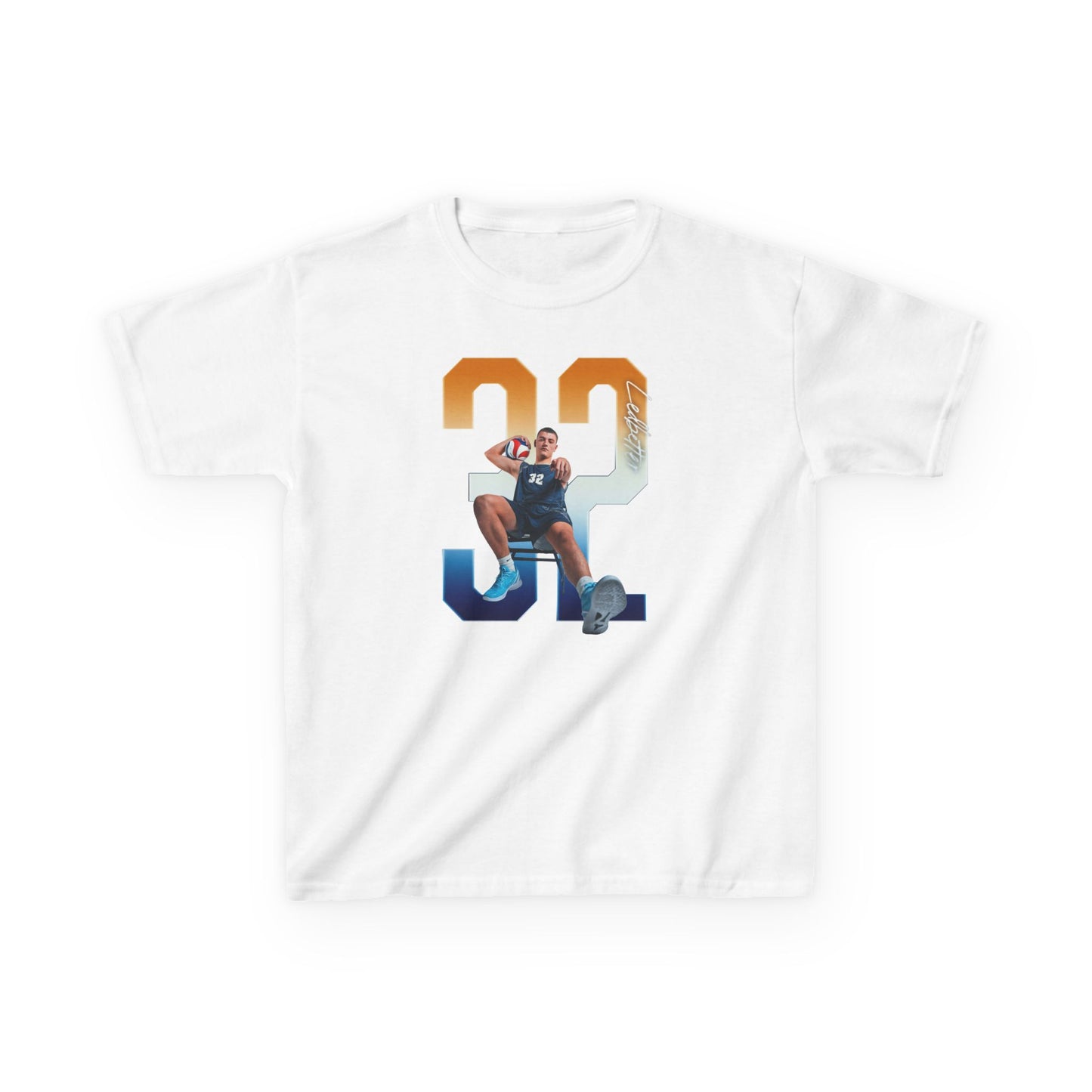 Blu Ledbetter Player Icon Number Kids Tee