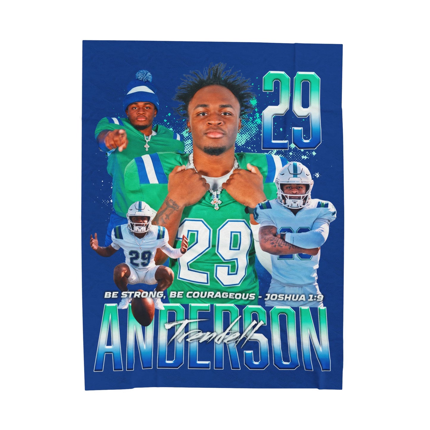 Trendell Anderson 60"-80" Plush Blanket