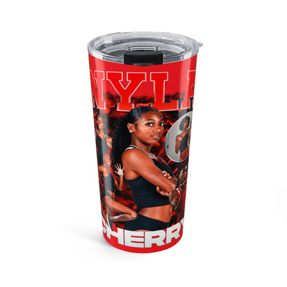 Nyla Cherry First Name Highlight 20oz Tumbler