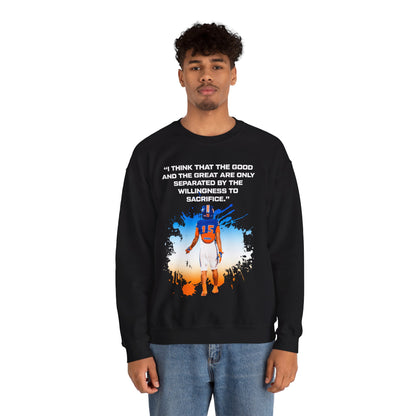 Xzavier Wright Featured Quote Crewneck Sweatshirt