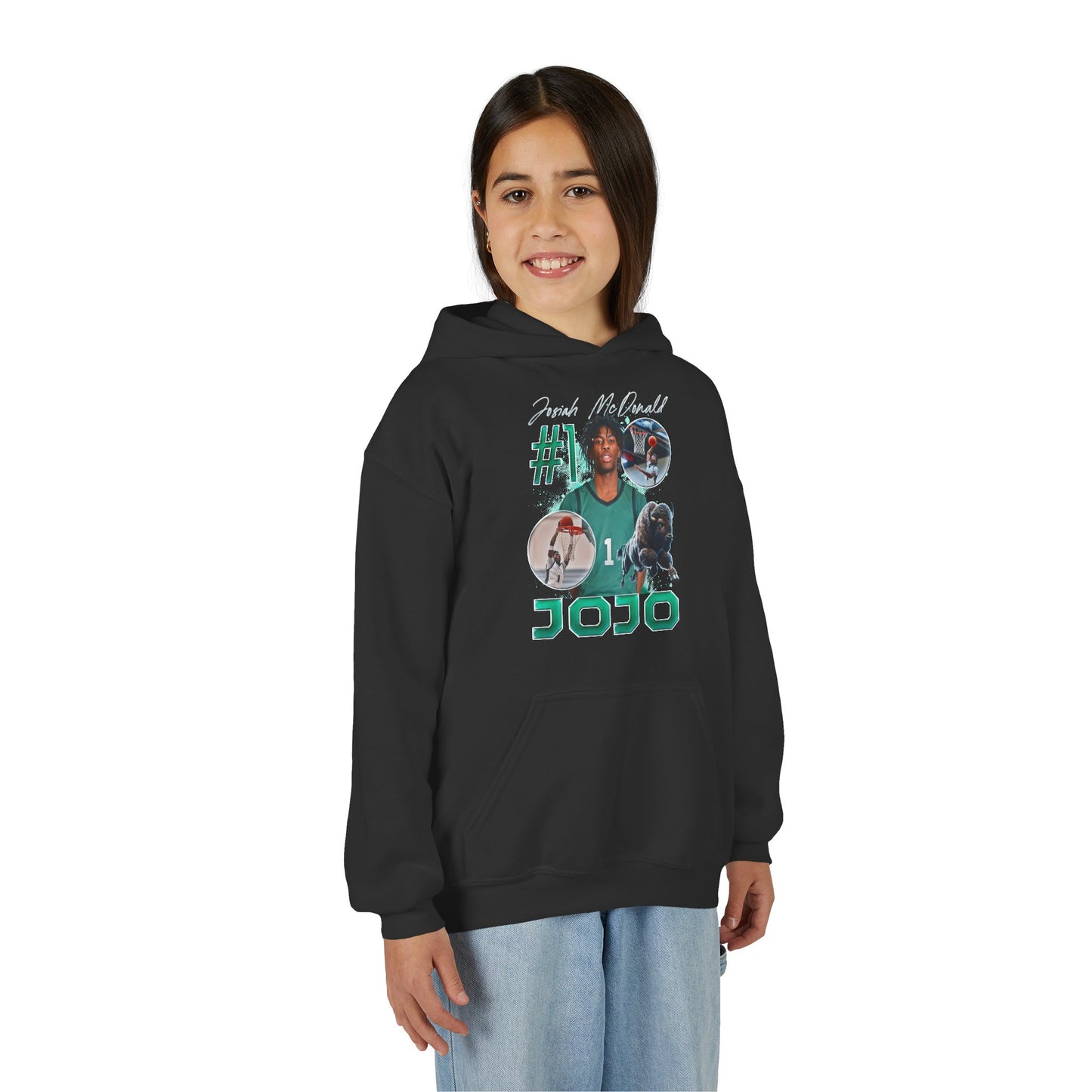 Josiah McDonald Lightning Storm Kids Hoodie