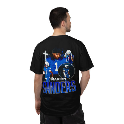 J'Marion Sanders Logo Front & Back Premium Tee