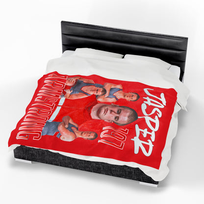 Jasper Armstrong 60"-80" Plush Blanket