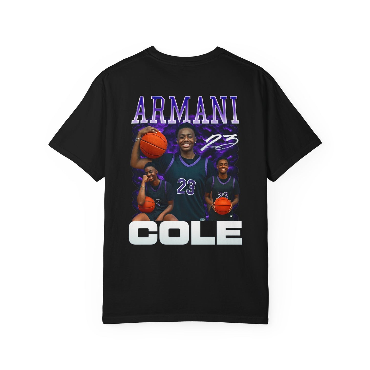 Armani Cole Logo Front & Back Premium Tee