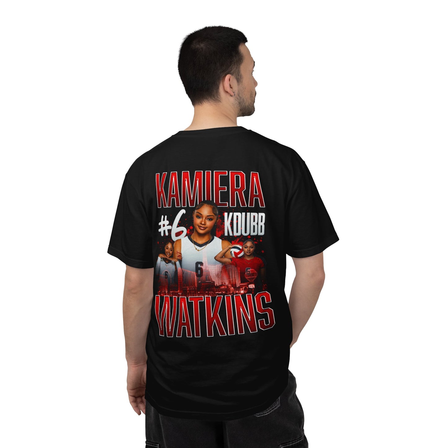 Kamiera Watkins Logo Front & Back Premium Tee