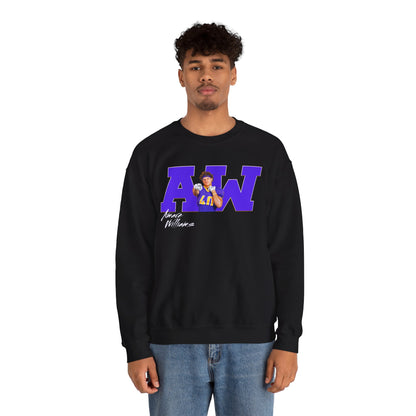 Amare Williams Big Initials Crewneck Sweatshirt