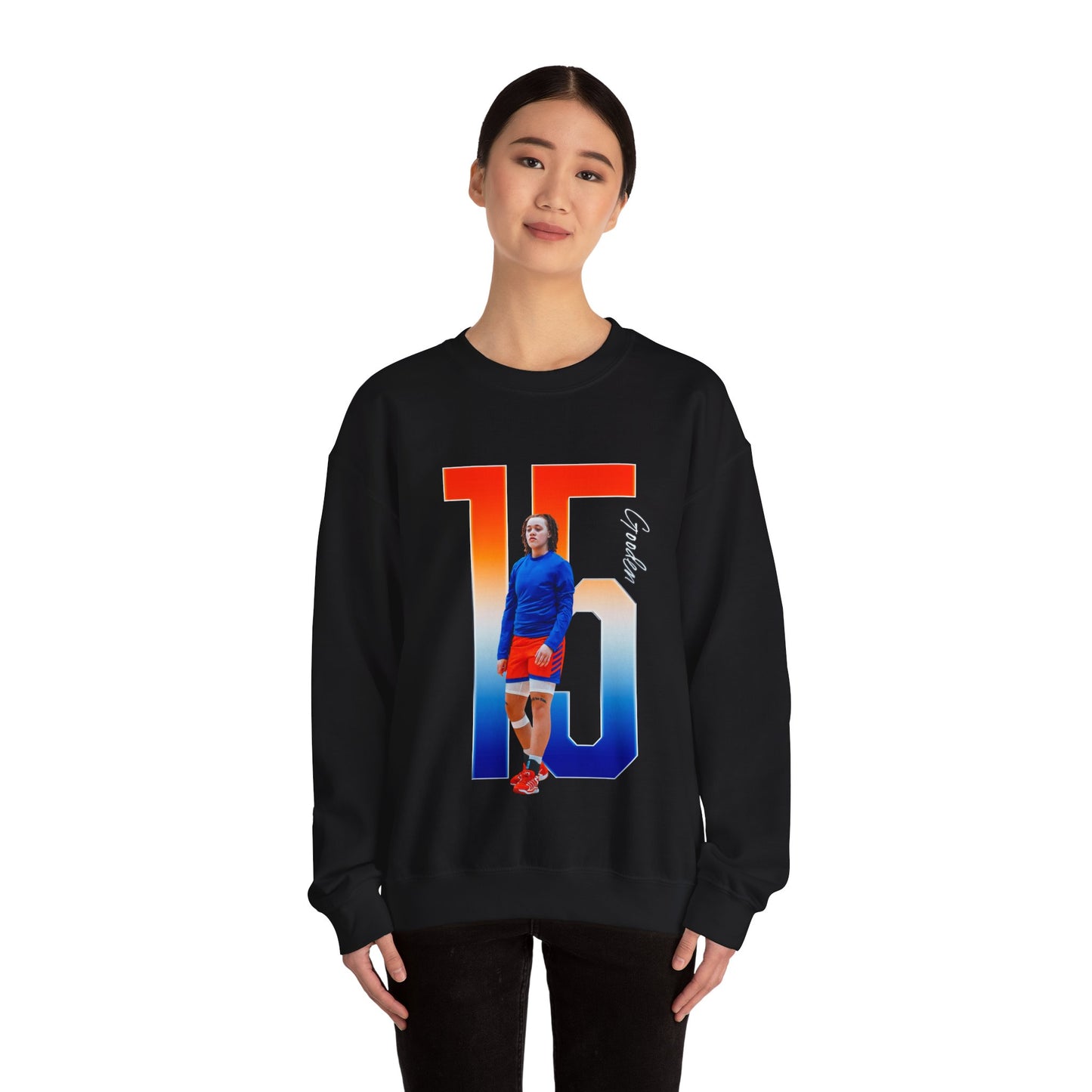 Tajenae Gooden Player Icon Number Crewneck Sweatshirt
