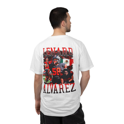 Lenard Alvarez Logo Front & Back Premium Tee