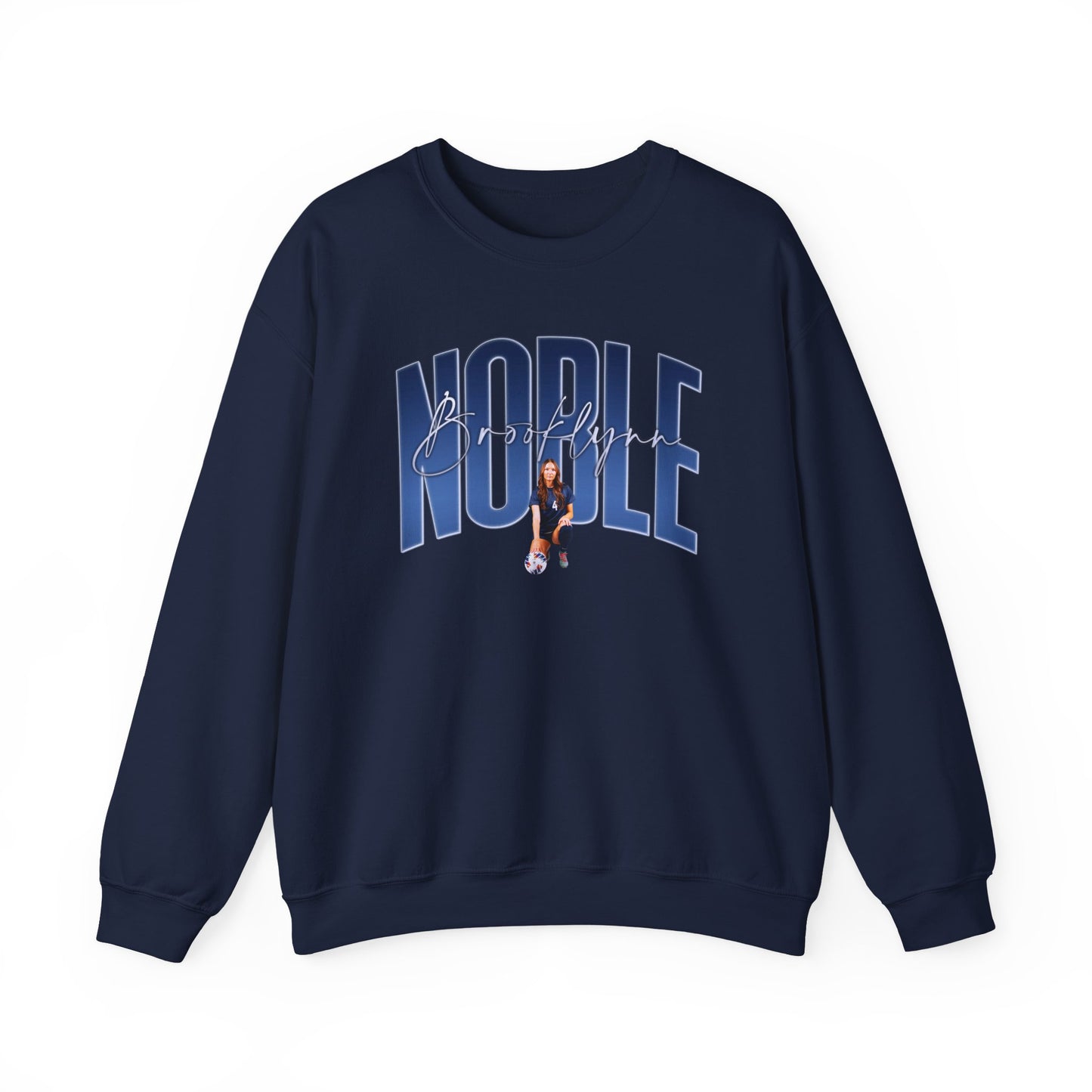 Brooklynn Noble Curved Combo Colored Crewneck Sweatshirt