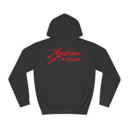 Andrew Brown Cursive Name & Number Premium Hoodie