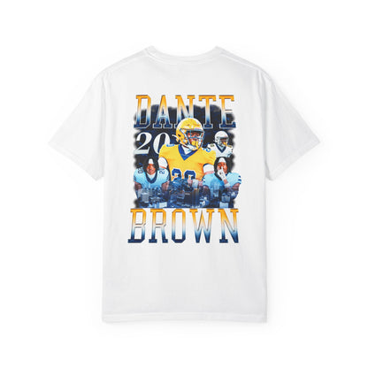 Dante Brown Logo Front & Back Premium Tee