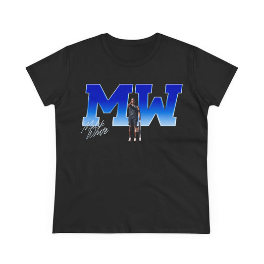 Malik White Big Initals Colored Women's Tee