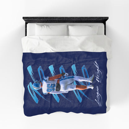 Logan Wright 60"-80" Plush Blanket